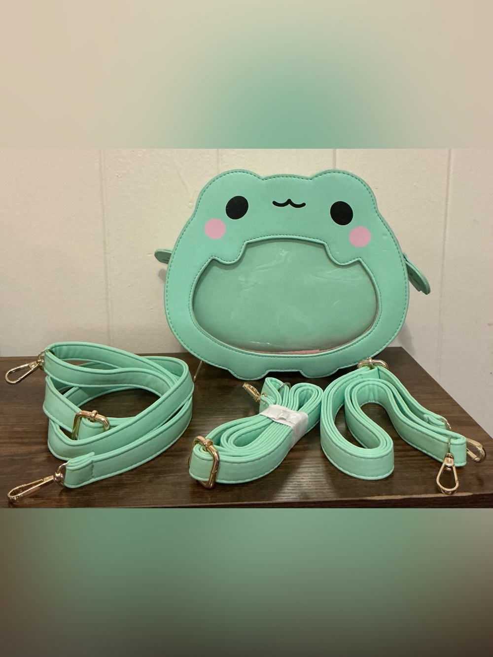 A Rare Out Of Stock Blushsprout Frog Ita Mint Green Crossbody Handbag Bag